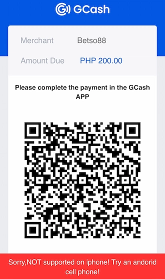 Step 4: Save this QR code and open your GCash app to make a payment.
