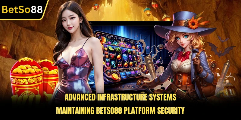 Advanced infrastructure systems maintaining BETSO88 platform security
