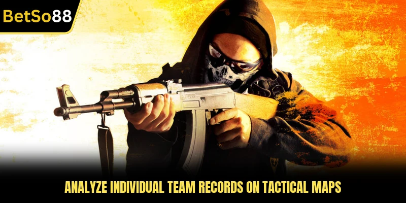 Analyze individual team records on tactical maps