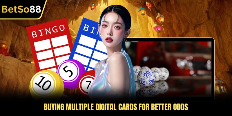 Buying multiple digital cards for better odds