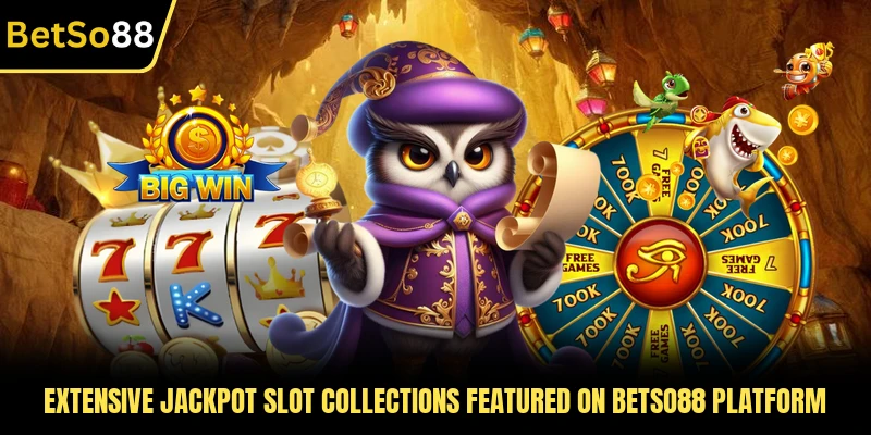 Extensive jackpot slot collections featured on BETSO88 platform