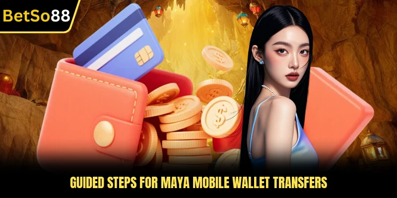 Guided steps for Maya mobile wallet transfers