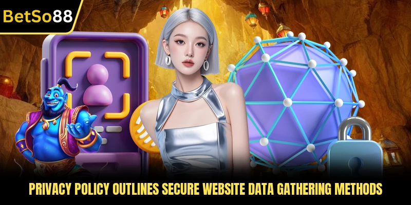 Privacy policy outlines secure website data gathering methods
