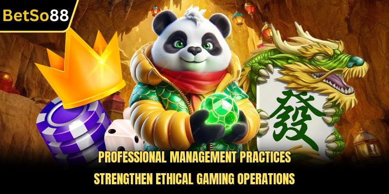 Professional management practices strengthen ethical gaming operations